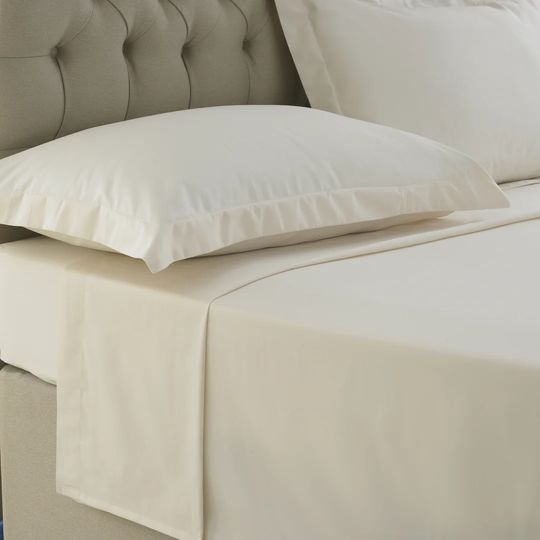 Easy Care 180 Thread Count Plain Cotton Blend Oxford Pillow Case