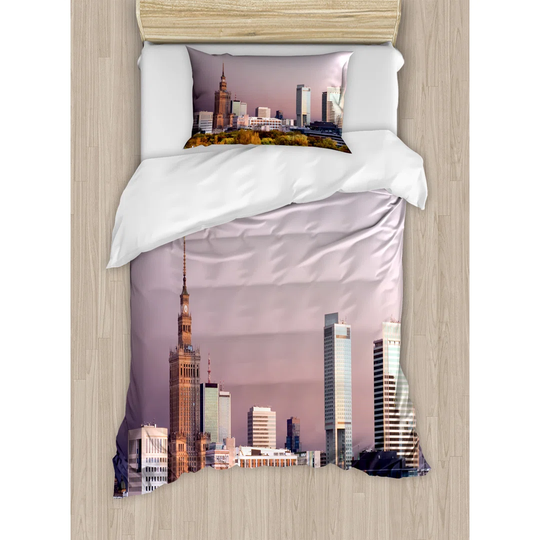 Adrianah 100% Polyester Duvet Cover Set