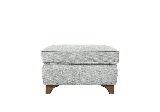 G Plan - Lucca Fabric Storage Footstool - Grey