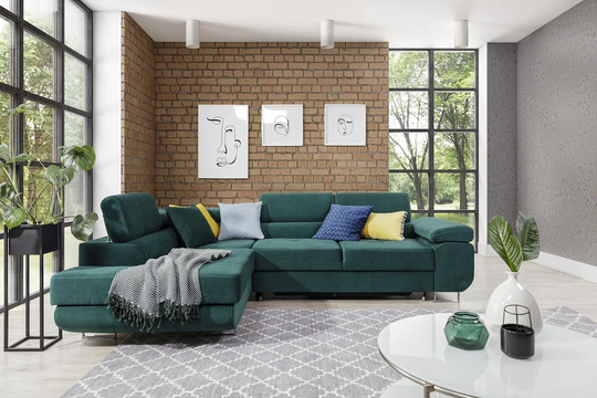 Leffel Corner Sofa Bed