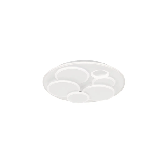Fischer & Honsel ceiling light Dots, metal, 1 X LED 44,6 Watt, remote control, infinitely dimmable, 2700 K - 6500 K, 3700 Lm, 542A60785BA64B1081A0C056