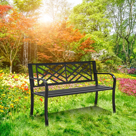 Foraker Metal Park Bench