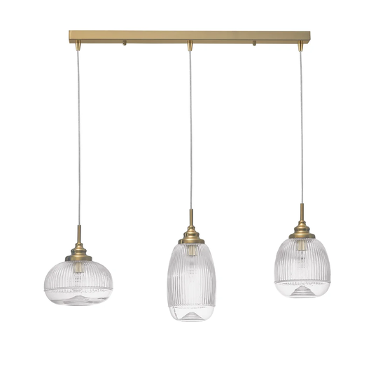 Fulgham 3 - Light Kitchen Island Jar Pendant