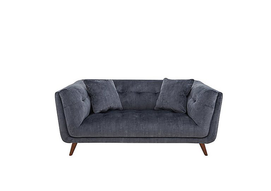 Rene 2 Seater Fabric Sofa - Grey