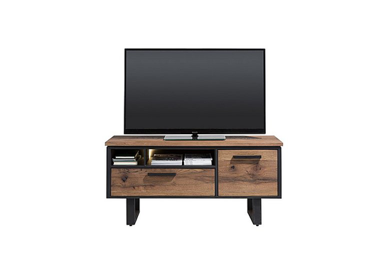Habufa - Austin 1 Door 1 Drawer Small Lowboard - Brown