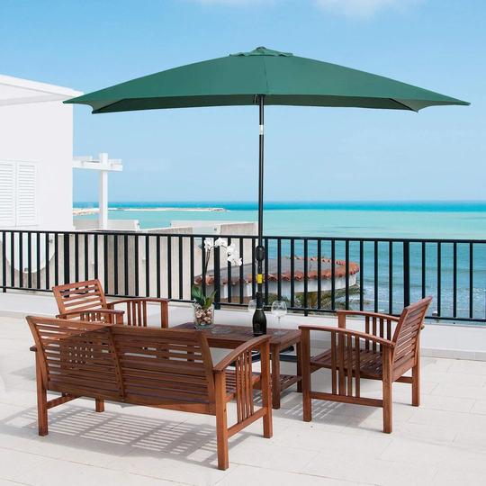 Curtis 2.9m x 1.9m Rectangular Traditional Parasol