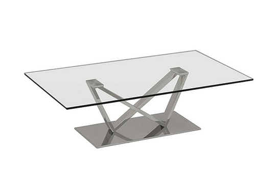 Western Coffee Table - Silver