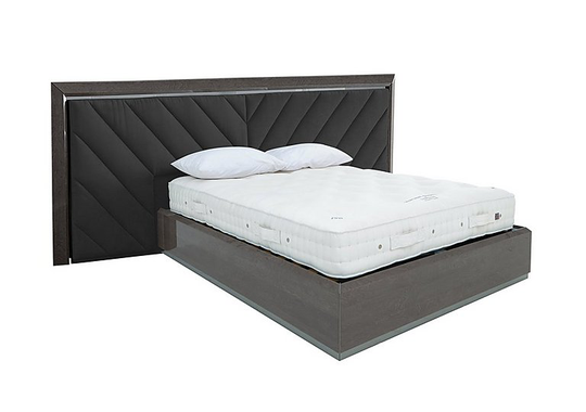Palazzo Upholstered Bed Frame with Large Headboard - King Size