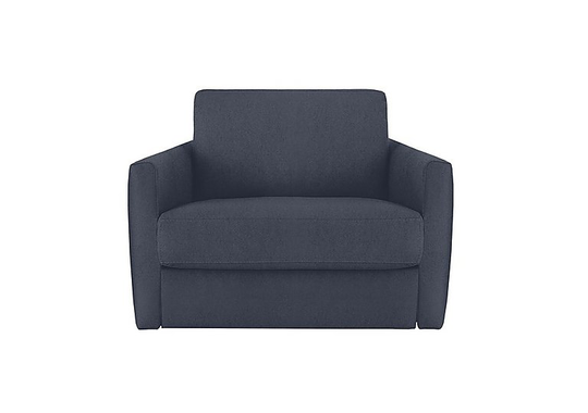 Nicoletti - Alcova Fabric Chair with Slim Arms - Blue