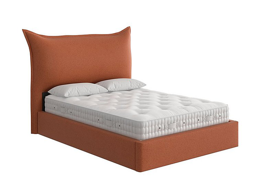 Lunar Electric Ottoman Bed Frame - King Size - Orange