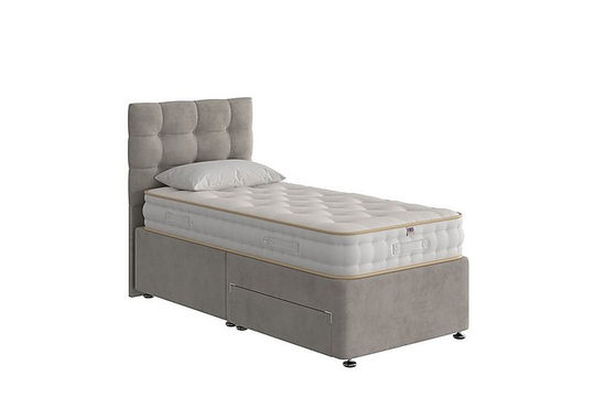 The Handmade Bed Company - Boutique Ortho Divan Set - Single - Grey
