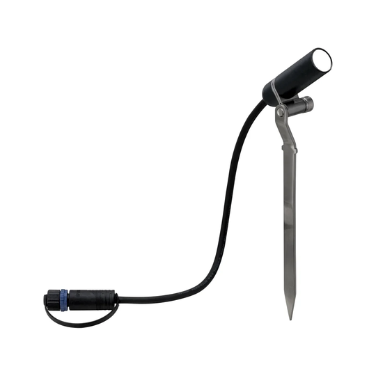 Plug&Shine Anthracite Integrated LED Metal Deck Light (Transformer Included)
