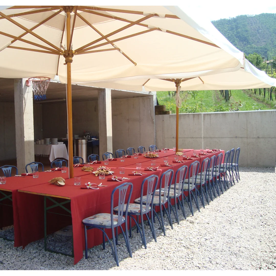 Plumerville 3.5m Square Traditional Parasol