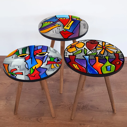 Arocho 3 Piece Nest of Tables