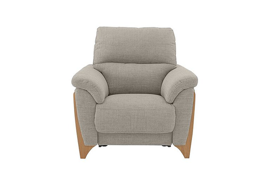 Ercol - Enna Fabric Power Recliner Armchair - Grey