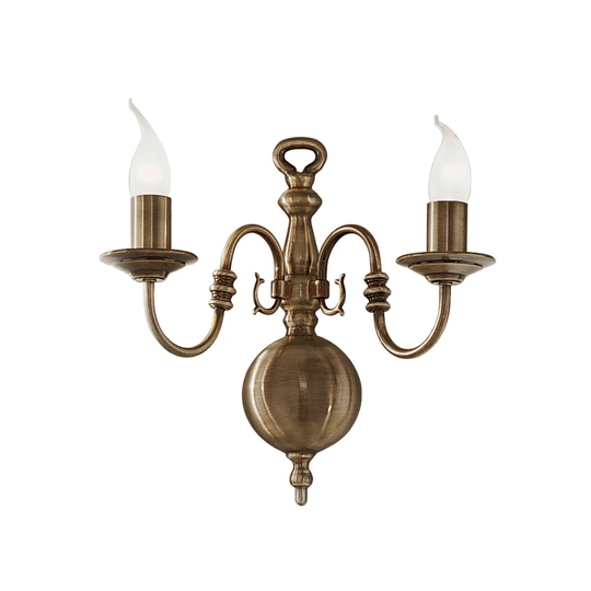 Frontenac 2-Light Candle Wall Light