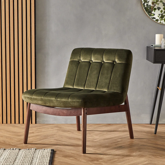 Owen Buttoned Lounge Chair