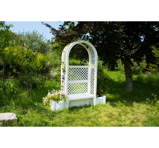 Arnis Plastic Planter Bench