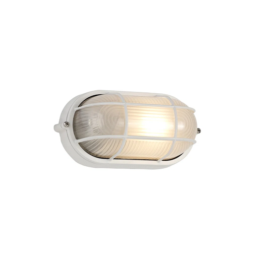 Frosted Outdoor Bulkhead Light