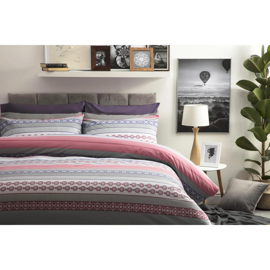 150 TC Reversible Duvet Cover Set