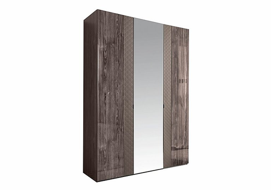 ALF - Trillo 3 Door Mirrored Wardrobe - Grey