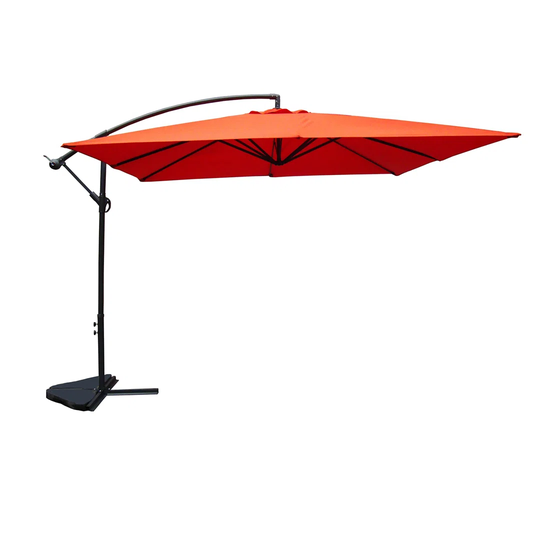 Square Sunshade Aribold Terracotta 3X3 Meters