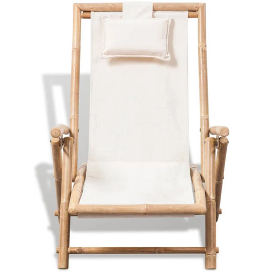 Outdoor Deck Chair Bamboo
