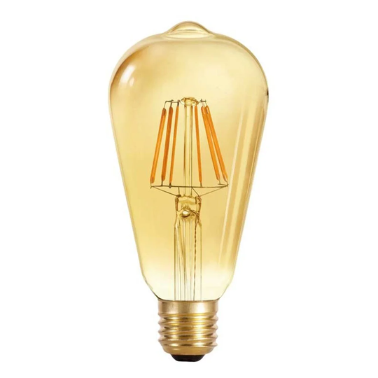 8W E27 Dimmable LED Vintage Edison GLS Light Bulb Amber