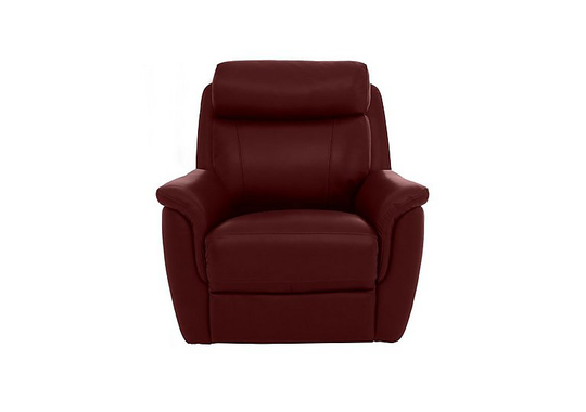 Orlando Leather Chair - Red