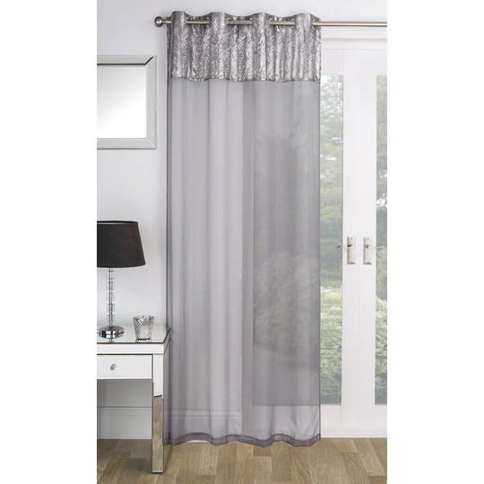 Alison Eyelet Semi Sheer Curtain