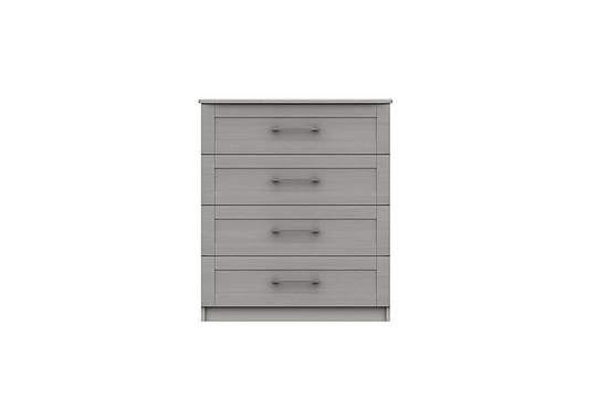 London Bedrooms - Fenchurch 4 Drawer Chest - Grey
