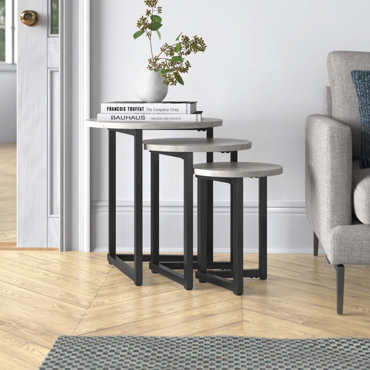 Alfonzo 3 Piece Nest of Tables