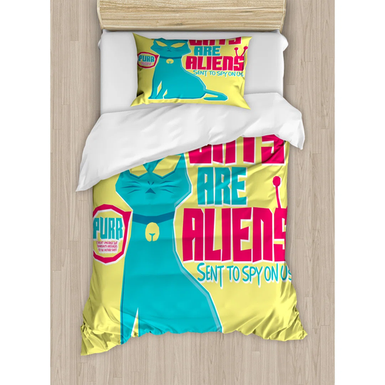 Glenaire 100% Polyester Duvet Cover Set