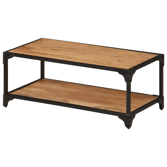 Apostol Floor Shelf Coffee Table with Storage