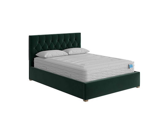 Henry Ottoman Bed Frame - Super King - Green