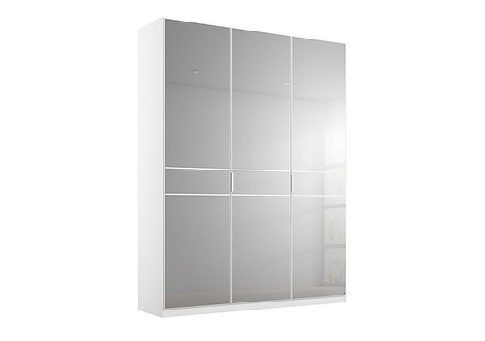 Rauch - Lando Hinged Mirror Wardrobe - 150-cm - White