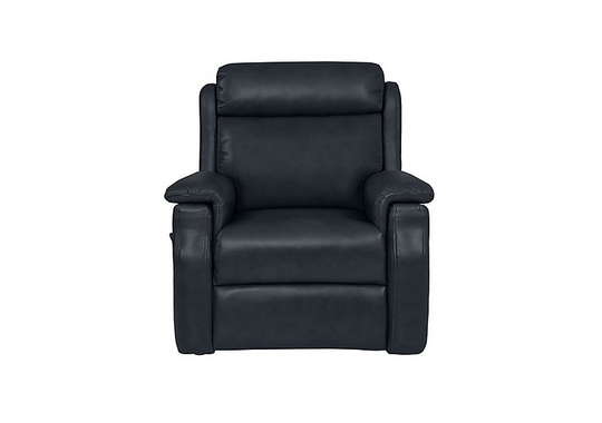 My Chair Kirk Leather Lift and Rise Chair - Blue