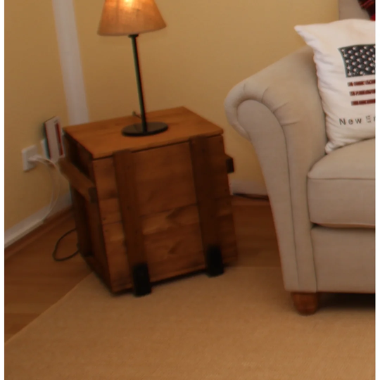 Southgate Stylish Cargo Side Table with Storage