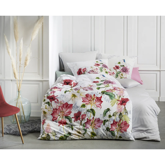 Bed Art J White/Pink Reversible Duvet Cover Set