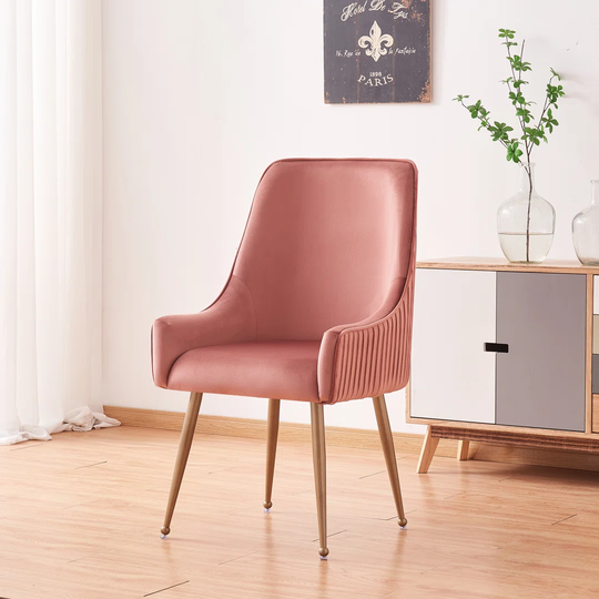 Soho Velvet Dining Chair Black - Set Of 2