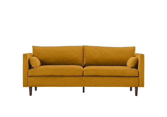 Sofa in a Box Bree 3 Seater Sofa - Yellow