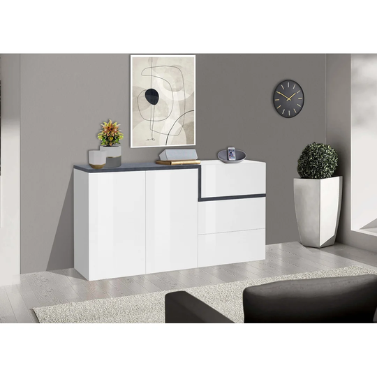 Bia 150 Cm Wide 3 Drawer Sideboard