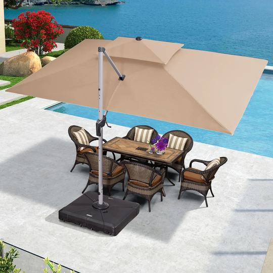 4m x 3m Rectangular Cantilever Parasol