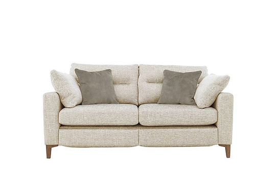 Uniqa 2 Seater Fabric Power Recliner Sofa - Beige