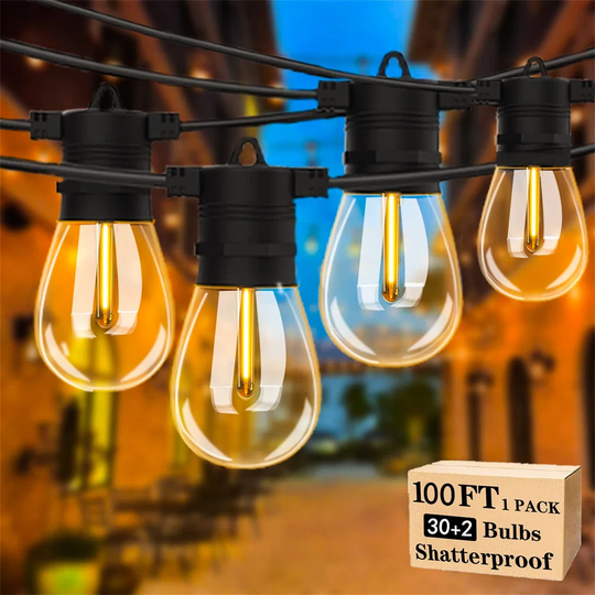 Amontae 30M 32 - Bulb Standard String Light (End to End Connectable)