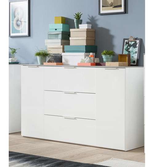 Galaverna 160Cm Wide 3 Drawer Sideboard