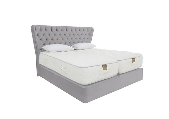 Harrison Spinks - Yorkshire 25,000 Divan Set with Zip and Link Mattress - Super King - Purple