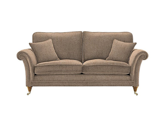 Parker Knoll - Burghley Large 2 Seater Fabric Sofa - Brown