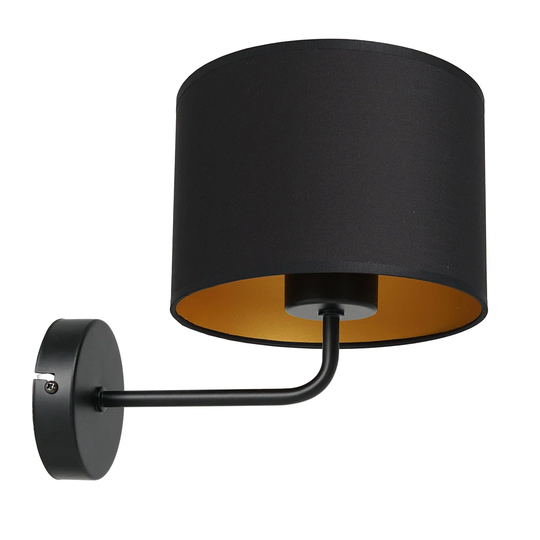 Emmaus 1 - Light Black Armed Sconce