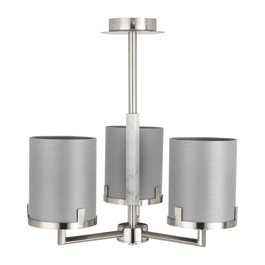 Gungun 3 -Light Shaded Chandelier